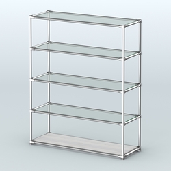 Островная торговая система ХРОМ 1200 мм №5, Ясень Анкор светлый