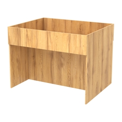 Корзина для распродаж из ДСП №11, Дуб Золотистый