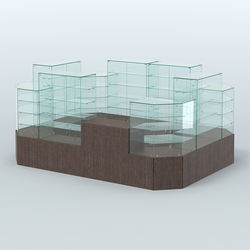 Павильон ИСТРА в центр зала №3а (закрытый) (8, 26 кв.м), Дуб Венге