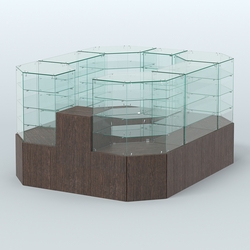 Павильон ИСТРА в центр зала №2а (закрытый) (4, 94 кв.м), Дуб Венге