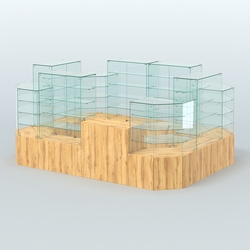 Павильон ИСТРА в центр зала №3а (закрытый) (8, 26 кв.м), Дуб Золотистый