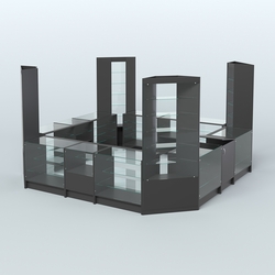Торговый Островок "Эконом" №15 (12, 9 кв.м), Черный