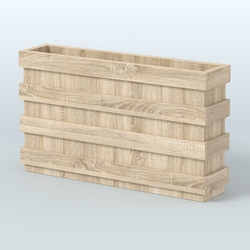 Тумба для цветов №1, Дуб Сонома