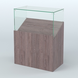 Прилавок для хлебной лавки ХЛ-ПР-01, Ясень Анкор темный