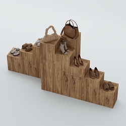 Демо-стенд Ступени-Пересечение №4, Дуб Канзас коричневый