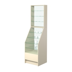 Витрина АЛМАЗ №1-600, Крем Вайс