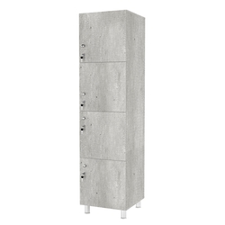 Шкаф для раздевалок СТАНДАРТ-КВАРТЕТ №2, Метрополитан Грей