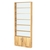 Стеллаж из ДСП с 5-ю полками 150x900 мм серии LEVEL-5 №9-1 (З/C - СТЕКЛО) Дуб Золотистый