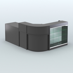 Угловой павильон Чай и Кофе с собой №1, Черный