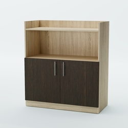 Стойка официанта "Бармен" №1, Дуб Сонома + Дуб Венге