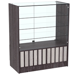 Прилавок серии "Смок" №3, Ясень Анкор темный + Ясень Анкор светлый