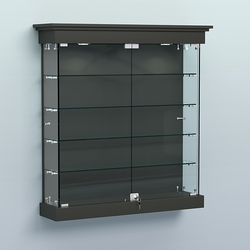 Витрина для музеев "Коллекция" настенная №2-4, Черный