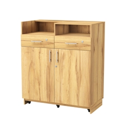 Кассовый прилавок "Диаманд" №9-1000 выкатной, Дуб Золотистый