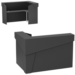 Стойка ресепшен АРТ №1A, Черный