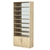 Стеллаж из ДСП с 7-ю полками 350x900 мм серии LEVEL-7 №13-2 (З/C - ЗЕРКАЛО) Дуб Сонома