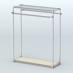 Островная торговая система ХРОМ 1200 мм №4, Крем Вайс