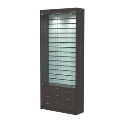 Витрина для очков №10 (закрытый доступ), Дуб Венге