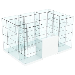 Торговый островок ХИТ ПРОДАЖ №4а (закрытый) (4.86 кв.м), Белый