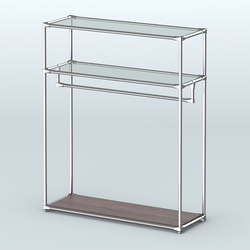 Островная торговая система ХРОМ 1200 мм №7, Ясень Анкор темный