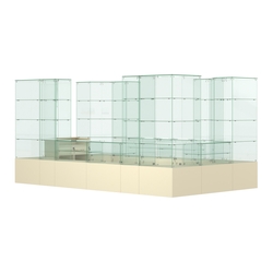 Павильон ИСТРА островной №10 (10, 48 кв.м), Крем Вайс