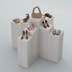 Демо-стенд Ступени-Крест №2, Ясень Анкор светлый