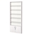 Стеллаж из ДСП с 5-ю полками 100x900 мм серии LEVEL-5 №8 (З/C - ДВП) Ясень Анкор светлый