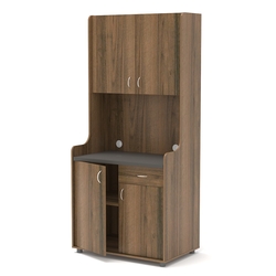 Офисная мини-кухня ЭЛЕГИЯ №2А, Орех