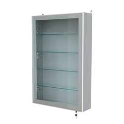 Витрина настенная №2-1А высокая серии Collecto, Серый