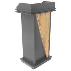 Кафедра для выступлений Конференс №17Б, Темно-серый и Дуб Золотистый