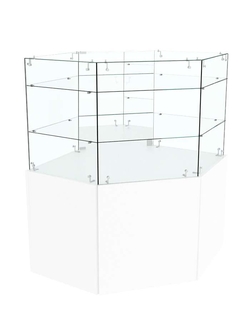 Прилавок шестигранный ОТРАЖЕНИЕ №17 , Белый