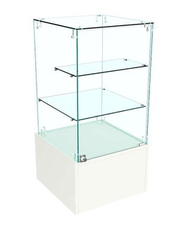 Прилавок закрытый Истра с хромированным замком №111 (закрытый), Белый