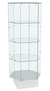 Витрина стеклянная шесть сторон Истра №43  (прозрачная) Серый