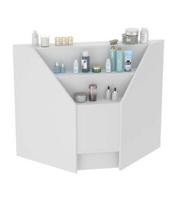 Прилавок-горка угловой №2Б с тремя ярусами (внутренний угол), Серый