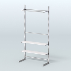 Система ЭЛЕГАНТ без ДСП №9 (1200 мм), Ясень Анкор светлый