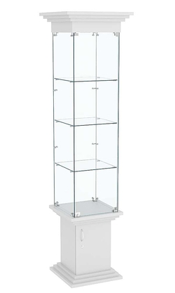 Витрина с верхней подсветкой ЦИТАДЕЛЬ №2, Серый