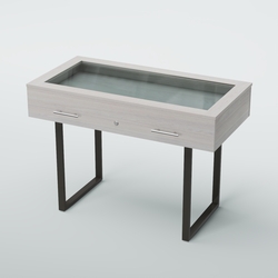 Витрина для музеев "Коллекция" №20 (под нумизматику), Ясень Анкор светлый