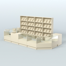 Торговый Островок "Эконом" №10 (11, 8 кв.м), Крем Вайс