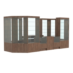 Павильон №13 из ДСП, Орех