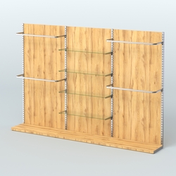 Система ЭЛЕГАНТ №11 пристенная с ДСП (3600 мм), Дуб Золотистый