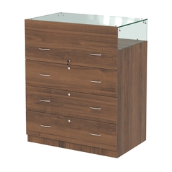 Истра прилавок ювелирный №1 (560мм), Орех