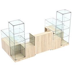 Торговый островок ХИТ ПРОДАЖ №17 (3, 64 кв.м), Дуб сонома