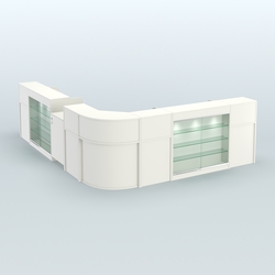 Угловой павильон Чай и Кофе с собой №4, Белый