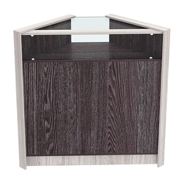 Прилавок из ДСП Модерн №5 угловой, Ясень Анкор темный + Ясень Анкор светлый