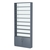 Стеллаж из ДСП с 8-ю полками 200x900 мм серии LEVEL-8 №10-1 (З/C - СТЕКЛО) Темно-Серый