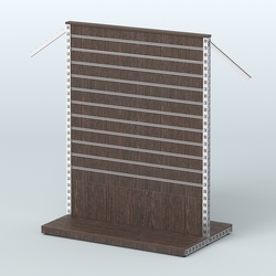 Система ЭЛЕГАНТ двусторонняя с экономпанелями, Дуб Венге