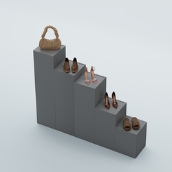 Демо-стенд Ступени-Лестница №4, Темно-Серый