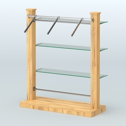 Островная система с металлической перфорацией №12, Дуб Золотистый