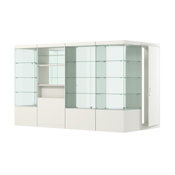 Павильон ИСТРА пристенный №1г (5, 87 кв.м), Белый