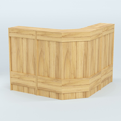 Ресепшен Г-образный серии ПРАЙМ №4Б, Дуб Золотистый