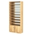 Стеллаж из ДСП с 8-ю полками 400x900 мм серии LEVEL-8 №14-2 (З/C - ЗЕРКАЛО) Дуб Золотистый